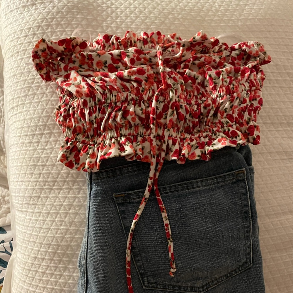 Ruffled Tube top